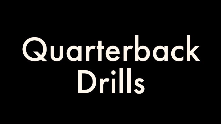 Quarterback Drills