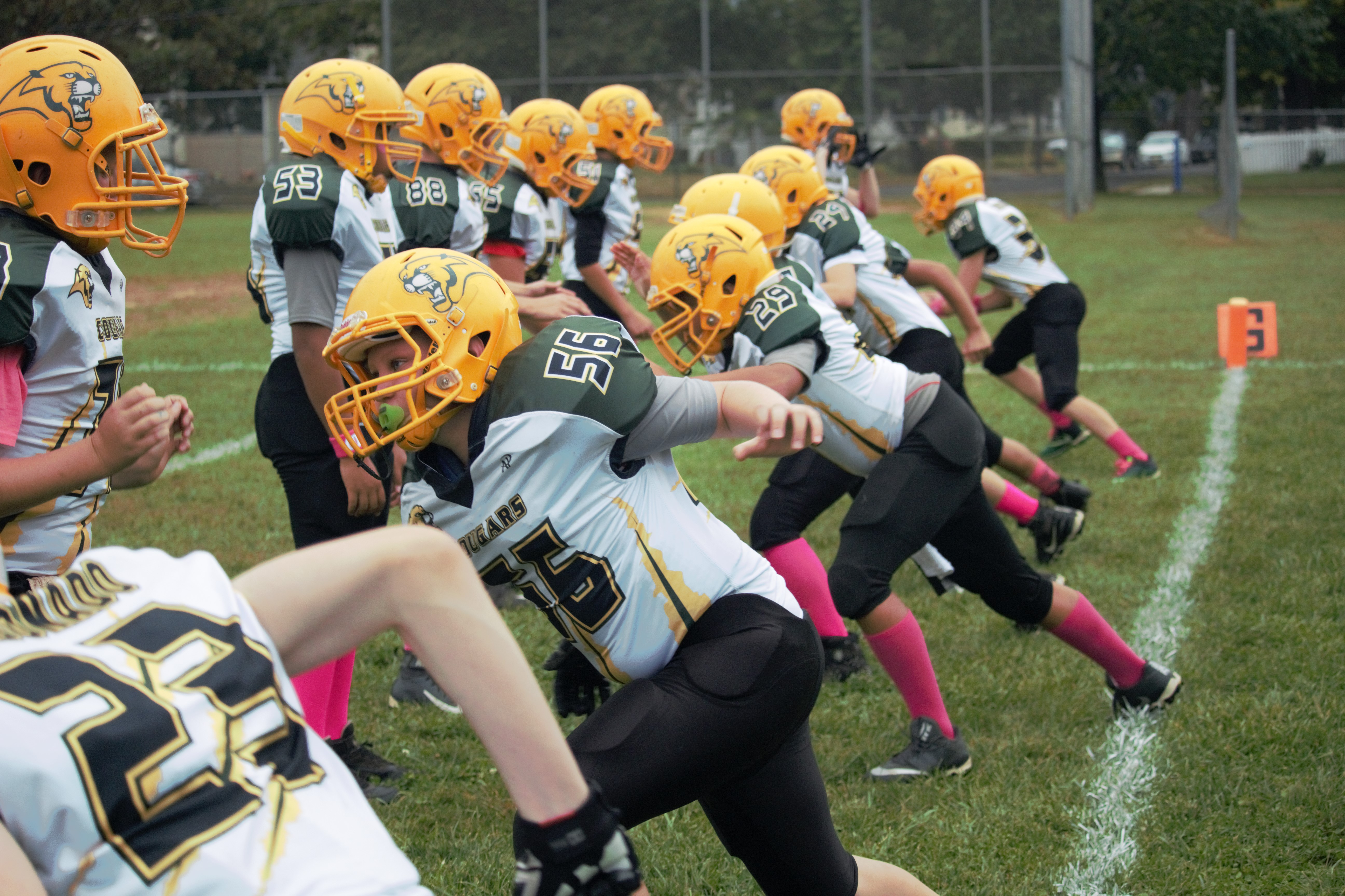Defensive Line Drill-Typewriter