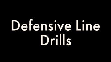 Defensive Line Drills for Youth Football