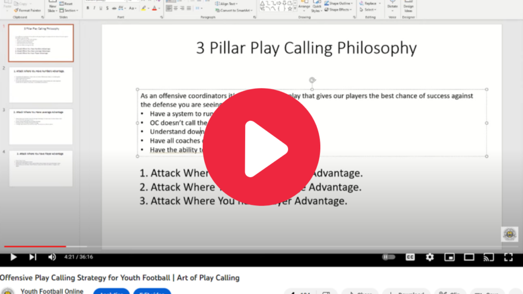 play calling strategy