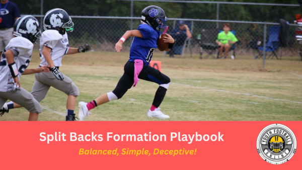 Youth Football Split Backs Formation Playbook